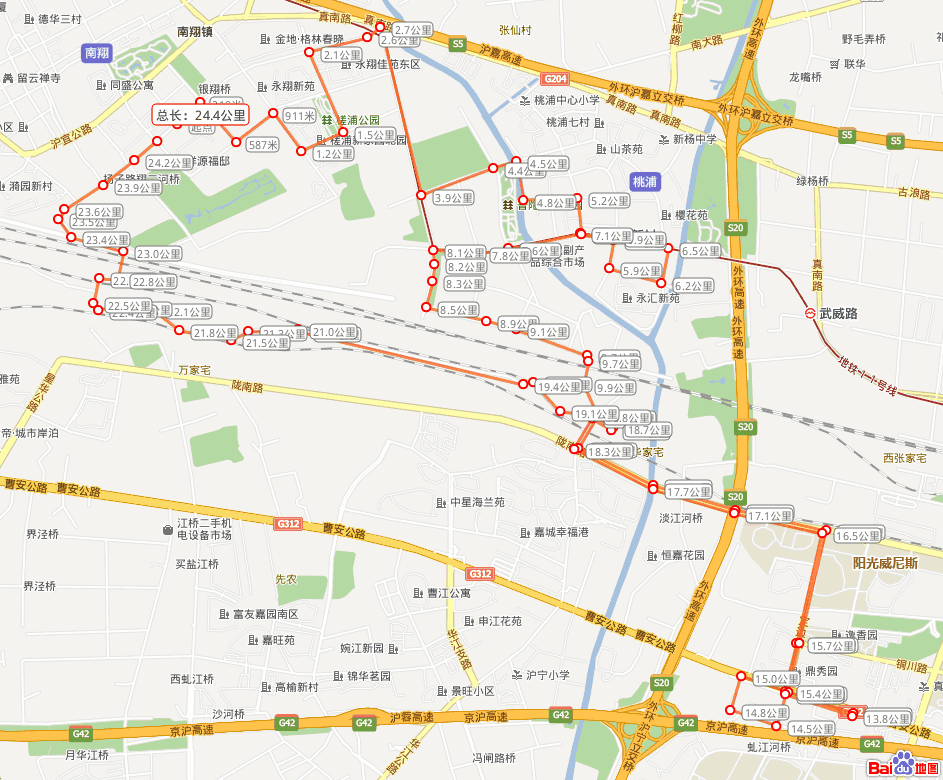 南翔桃浦曹安骑行记