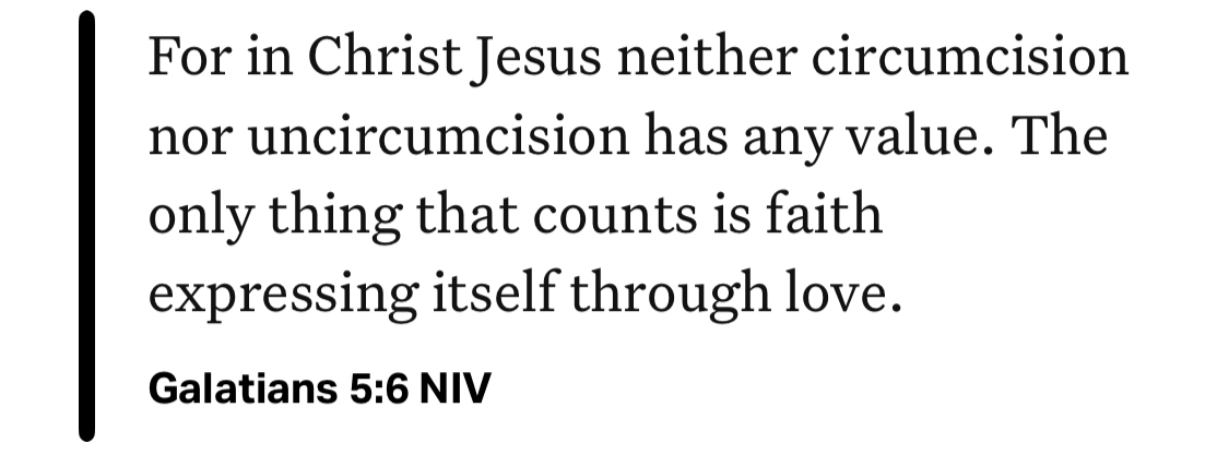 Galatians 5:6 NIV